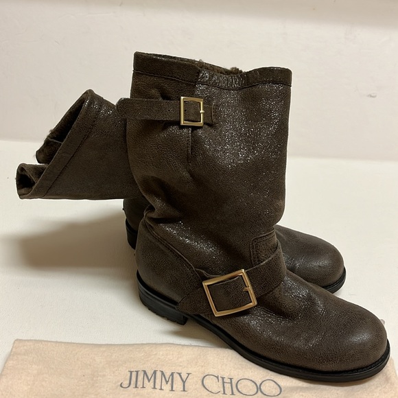 Jimmy Choo suede boots - Picture 2 of 15